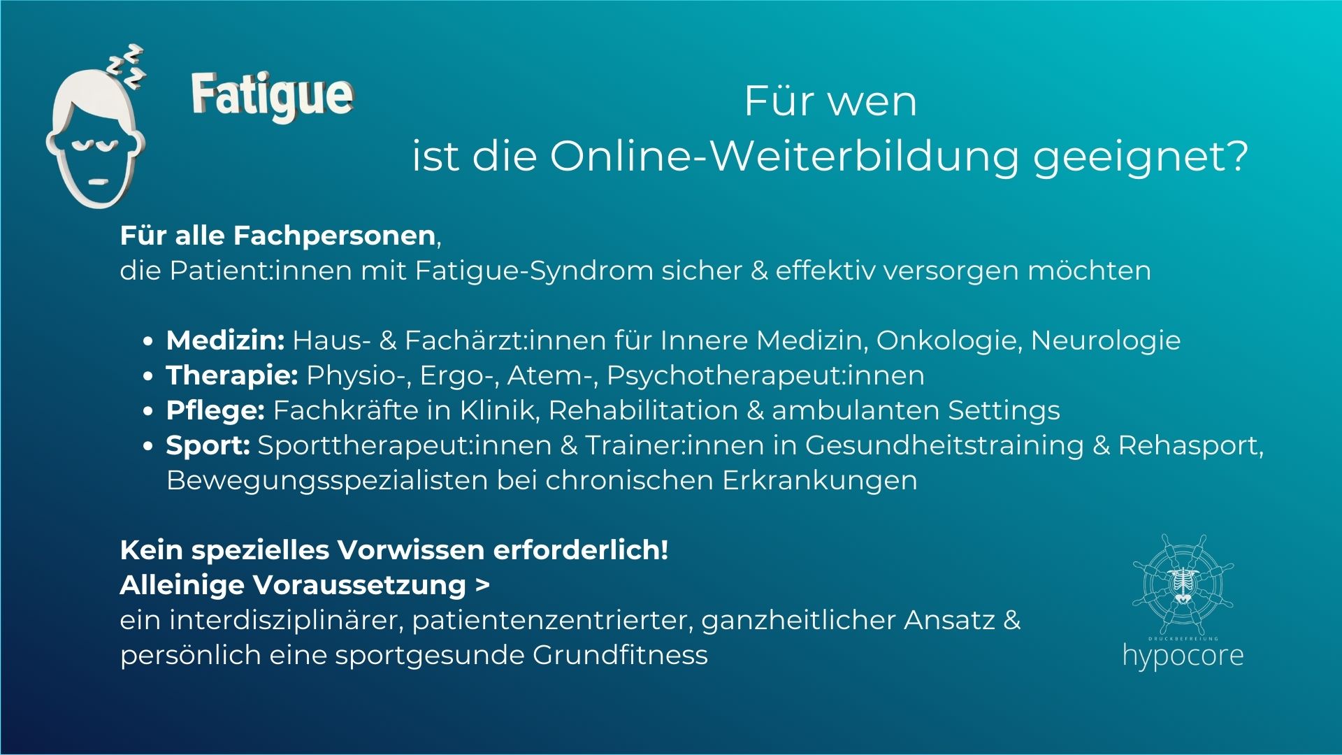 Weiterbildung Fachkräfte Zielgruppen