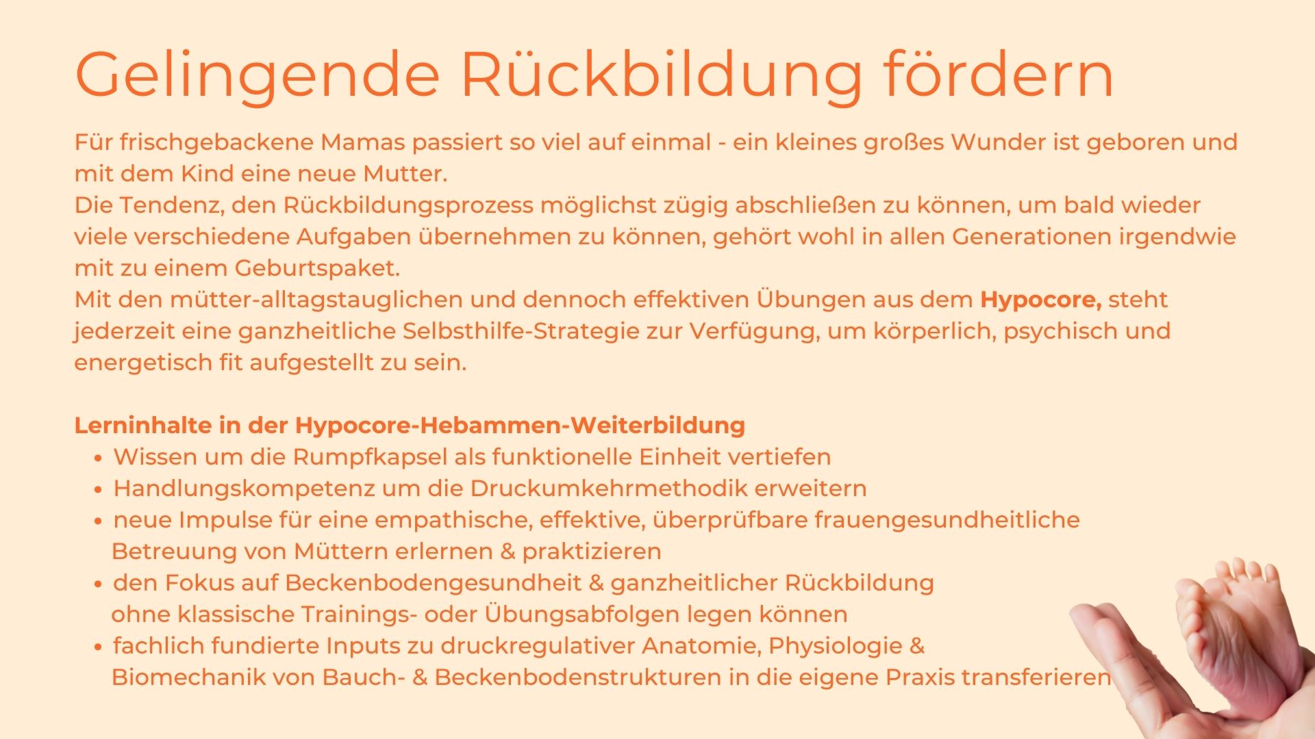 HebammenweiterbildungRückbildung